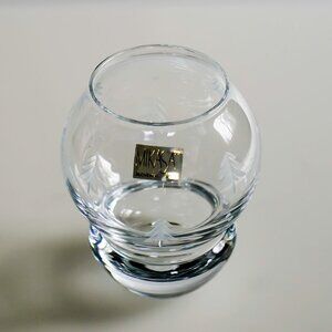 Mikasa Festive Glow Crystal Candle Holder